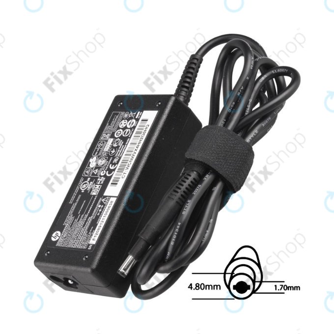 Charging adapter for HP, 77011105, 65W, 19.5V, Genuine Service Pack
