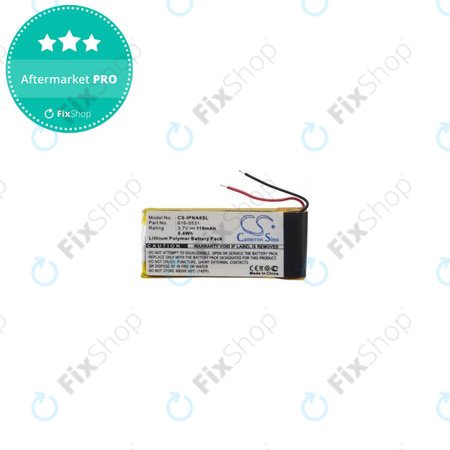 Apple iPod Nano (6th Gen) - Battery 616-0531 110mAh HQ