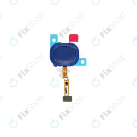 Samsung Galaxy M21 M215F - Fingerprint Sensor + Flex Cable (Midnight Blue) - GH96-13467C Genuine Service Pack