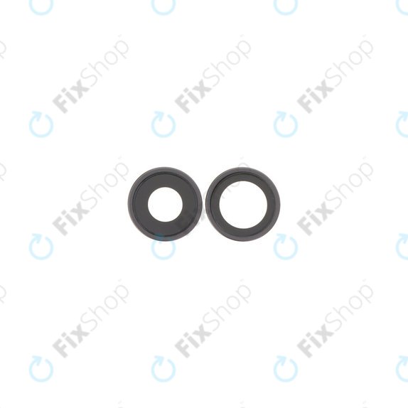 Apple iPhone 17 - Rear Camera Lens with Frame (Black) - 2pcs