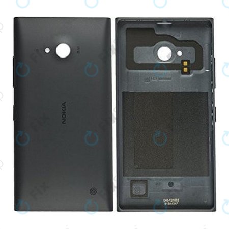 Nokia Lumia 730, 735 - Battery Cover + NFC Antenna (Gray) - 02507Z3 Genuine Service Pack
