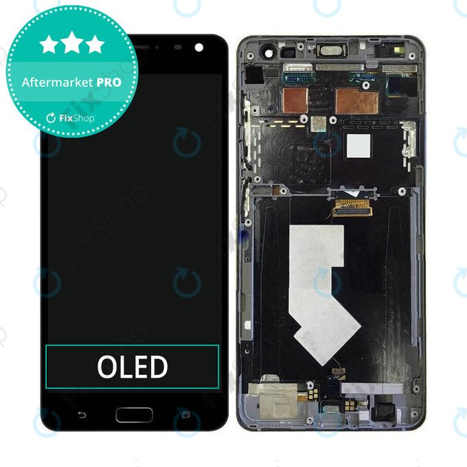 Asus Zenfone AR ZS571KL - LCD Display + Touch Screen + Frame (Black) OLED