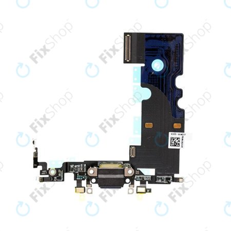 Apple iPhone 8 - Charging Connector + Flex Cable (Black)