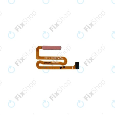 Samsung Galaxy M13 M135F - Fingerprint Sensor + Flex Cable (Orange Copper) - GH96-15216B Genuine Service Pack