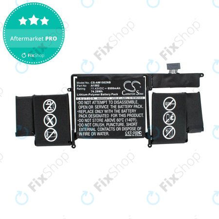 Apple MacBook Pro 13" A1502 (Early 2015) - Battery A1582 6500mAh HQ