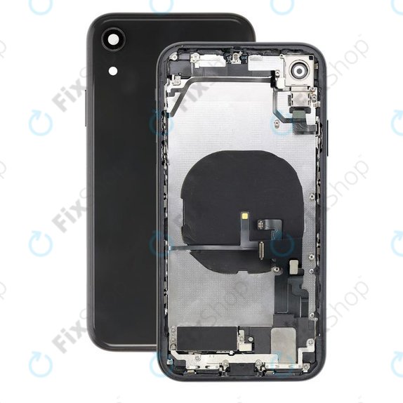 Apple iPhone XR - Rear Housing with Small Parts (Black)