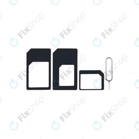 SIM Adapter 3in1 (NanoSIM, MicroSIM, MiniSIM) + SIM Socket Opener