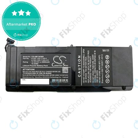 Apple MacBook Pro 17" A1297 (Mid 2010 - Late 2011) - Battery A1383 6900mAh HQ
