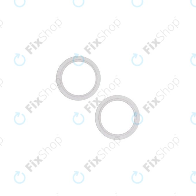 Apple iPhone 13, 13 Mini - Rear Camera Lens Frame (Starlight) - 2pcs