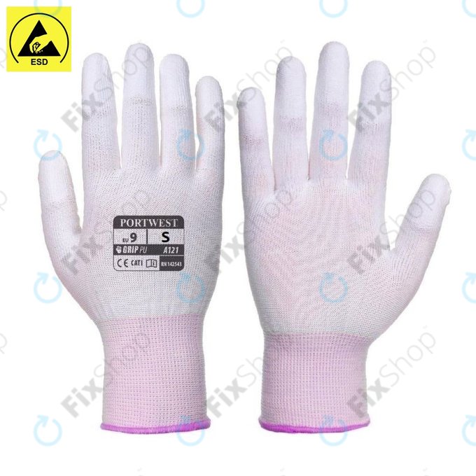 ESD Thin Rubber Gloves - Size S