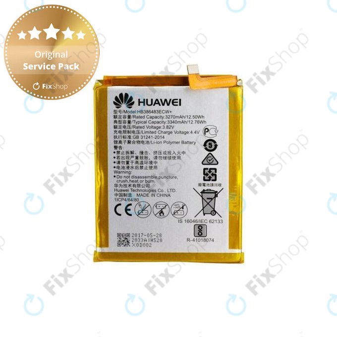 Huawei Honor 6X (BLN-L21) - Battery HB386483ECW 3340mAh - 24022033 Genuine Service Pack