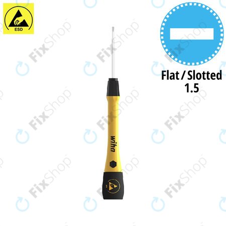 Wiha PicoFinish® ESD 270P - Precission Screwdriver - Slotted 1.5mm