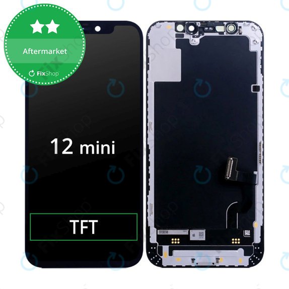 Display In-Cell HD+ for iPhone 12 Mini, Touch Screen with Frame