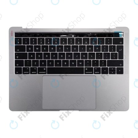 Apple MacBook Pro 13" A1706 (Late 2016 - Mid 2017) - Top Keyboard Frame + Keyboard UK + Microphone + Trackpad + Speakers (Space Gray)