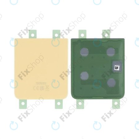 Samsung Galaxy Z Flip 4 F721B - Battery Cover B/G (Yellow) - GH82-29654G Genuine Service Pack