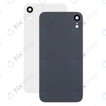 Apple iPhone XR - Rear Housing Glass + Camera Lens (White)