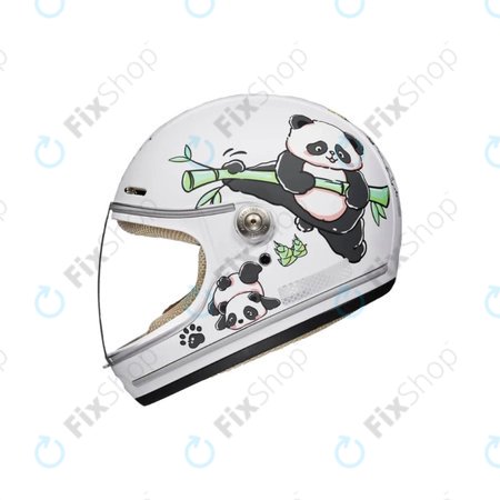 Kids Helmet for E-Scooter and Bike (46 - 52 cm) (Panda)