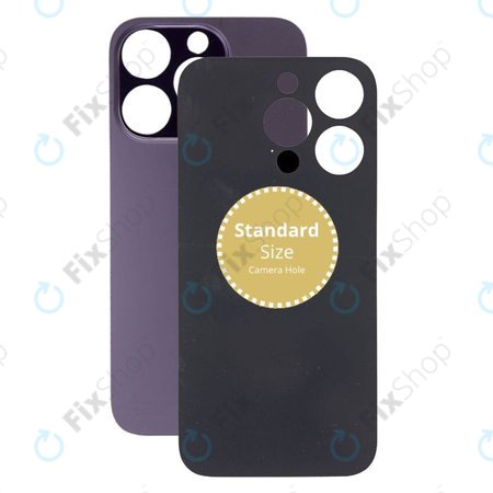 Apple iPhone 14 Pro - Rear Housing Glass (Deep Purple)