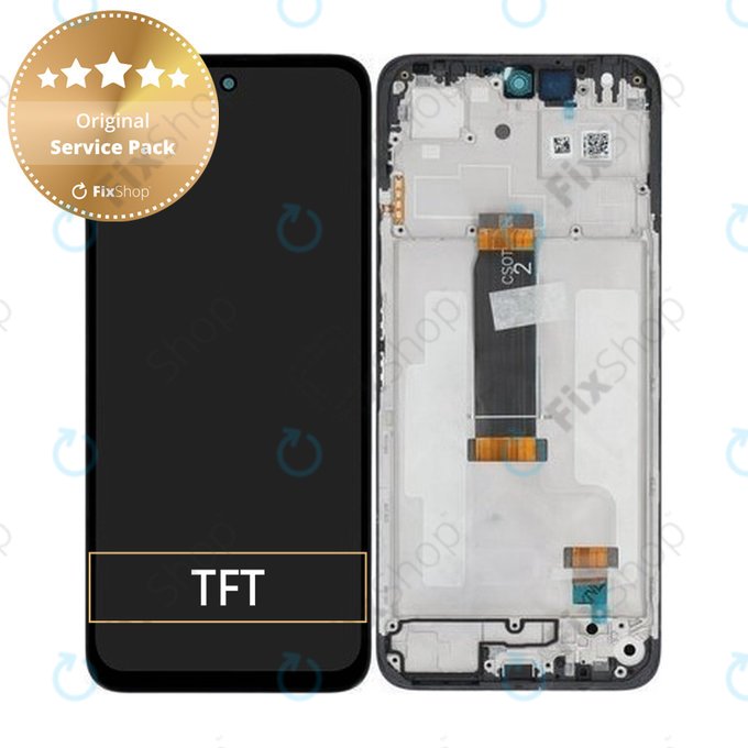 Xiaomi Redmi 13 4G, Redmi 13 5G, Poco M6 4G - LCD Display + Touch Screen + Frame - 560001N19A00 Genuine Service Pack