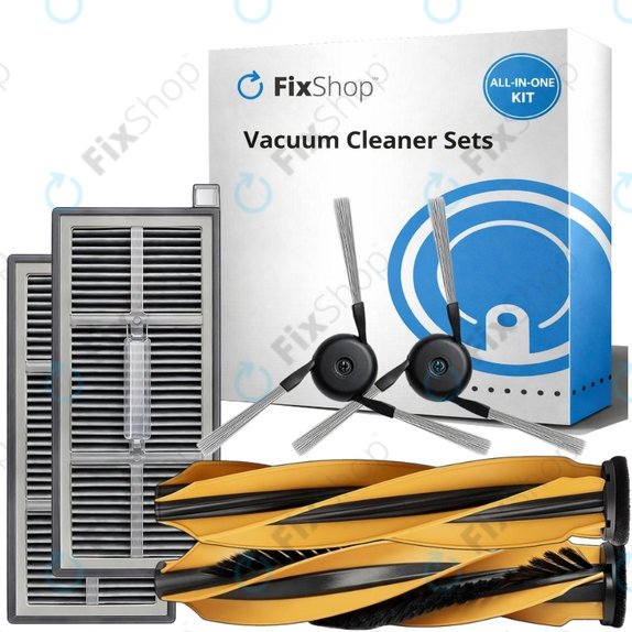 Replacement set for Mova Z60 Ultra Roller (1 pair of Main brushes, 2x Filter, 2x Side brush)
