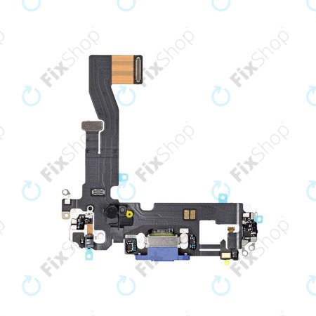 Apple iPhone 12, 12 Pro - Charging Connector + Flex Cable (Blue)