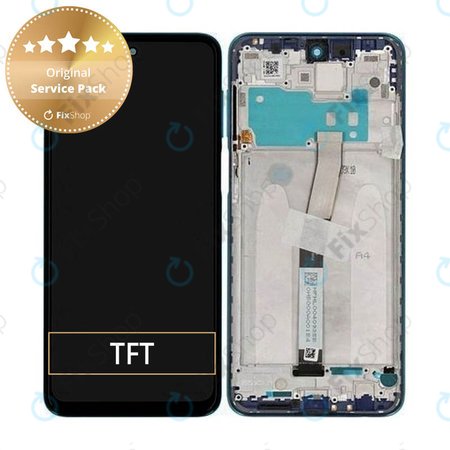 Xiaomi Redmi Note 9 Pro - LCD Display + Touch Screen + Frame (Aurora Blue) - 560005J6B200 Genuine Service Pack