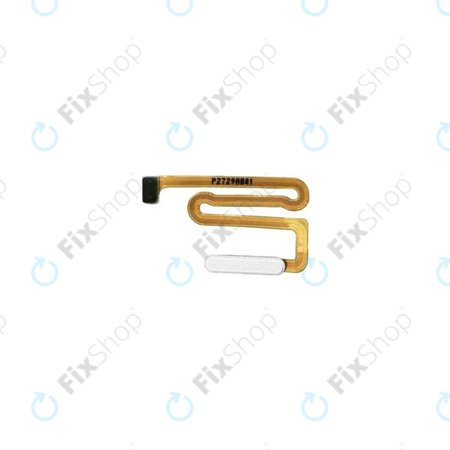 Samsung Galaxy A04S A047F - Fingerprint Sensor + Flex Cable (White) - GH96-15278B Genuine Service Pack