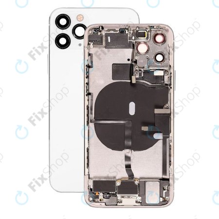 Apple iPhone 11 Pro - Rear Housing with Small Parts (Silver)