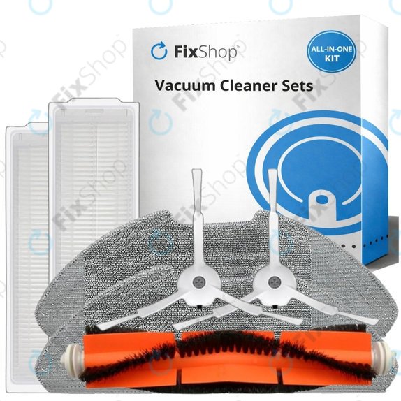 Replacement set for Xiaomi Mi Robot Vacuum Mop 2 Pro, 2 Lite (1x Main brush, 2x Filter, 2x Side brush, 2x Mop cloth)