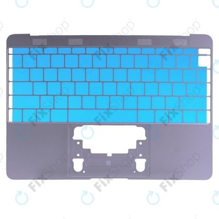 Apple MacBook 12" A1534 (Early 2015) - Top Keyboard Frame US (Grey)