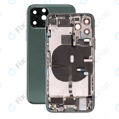 Apple iPhone 11 Pro - Rear Housing with Small Parts (Green)