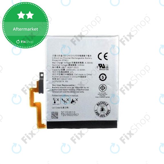 Blackberry Passport - Battery BAT-58107-003 3400mAh