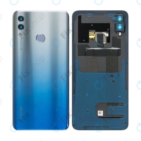 Huawei Honor 10 Lite - Battery Cover + Fingerprint Sensor (Sky Blue) - 02352HUX Genuine Service Pack