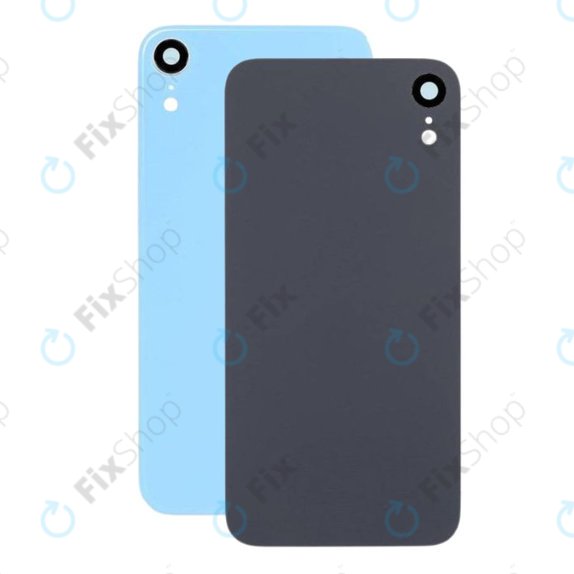 Apple iPhone XR - Rear Housing Glass + Camera Lens (Blue)