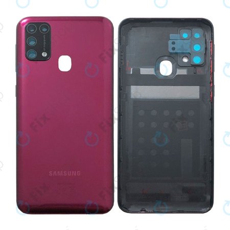Samsung Galaxy M31 M315F - Battery Cover (Red) - GH82-22412B Genuine Service Pack