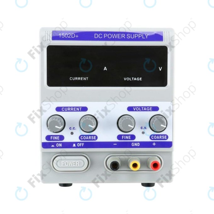 Dingke 1502D+ - Regulated DC Power Supply For Mobile Phone Repair Test (0-15V, 0-2A, 230V EU)