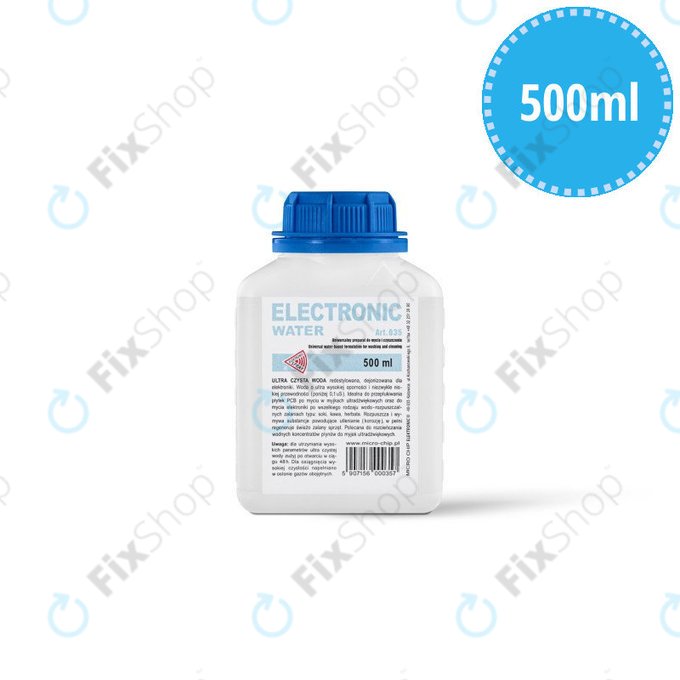 Demineralized Water for Electronics, 500 ml