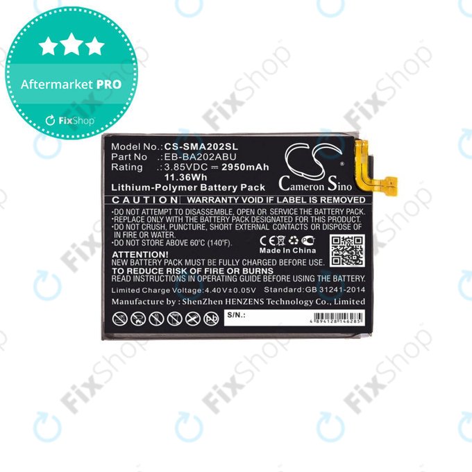 Samsung Galaxy A20e A202F - Battery EB-BA202ABU 2950mAh HQ