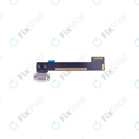 Apple iPad Mini 4, Mini 5 - Charging Connector + Flex Cable (White)