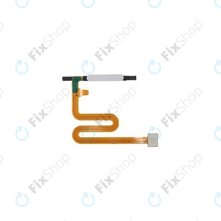 Samsung Galaxy A14 A145R - Fingerprint Sensor + Flex Cable (Silver) - GH81-23530A Genuine Service Pack