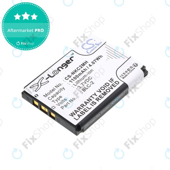 Battery for Nokia 3310, 3330, 1220, 1260, 3560, 5510, 6650, 6800, BLC-2, Li-ion, 3.7V, 1100mAh, HQ