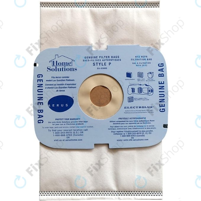 Electrolux, Aerus - Dust Bag (Style-P)