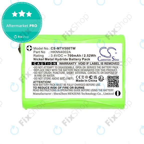 Battery for Motorola Talkabout T280, T200, T82, T82 Extreme, 700mAh, Ni-MH, 3.6V, HKNN4002A, HQ