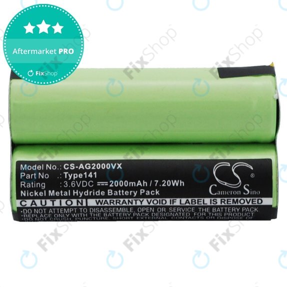AEG Electrolux Junior 2.0 - Battery Type141 Ni-MH 3.6V 2000mAh HQ