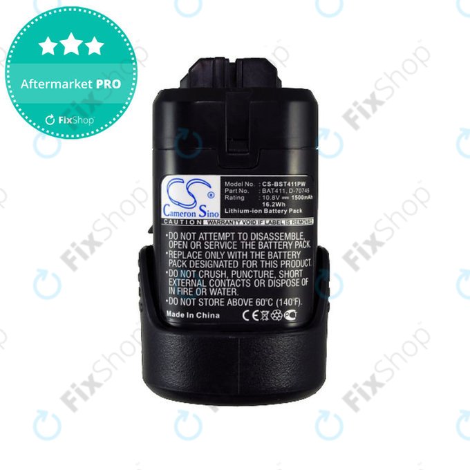 Battery for Bosch GOP 10.8V, 1500mAh, Li-Ion, 10.8V, BAT411, BAT413, HQ