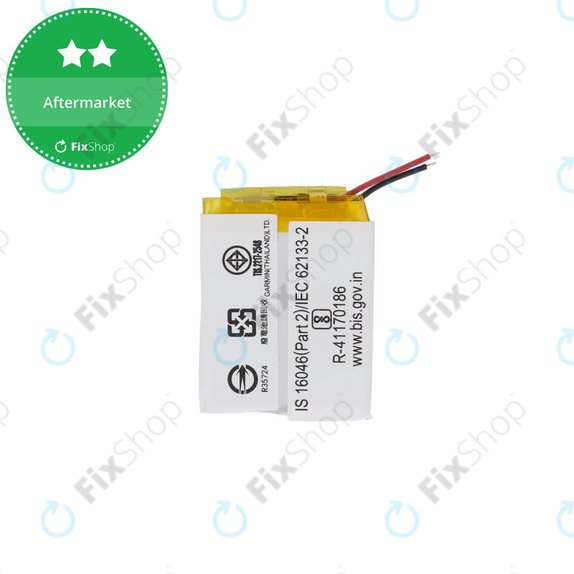 Battery for Garmin Venu SQ, 205mAh, 361-00136-21