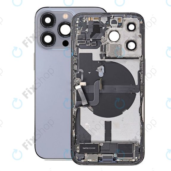 Apple iPhone 13 Pro - Rear Housing with Small Parts (Blue)