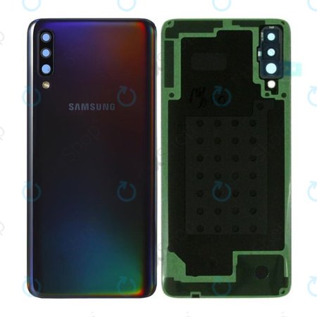 Samsung Galaxy A70 A705F - Battery Cover (Black) - GH82-19796A, GH82-19467A Genuine Service Pack