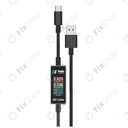 AV-Line - Smart Detection Charging Cable (USB-C - USB-A)