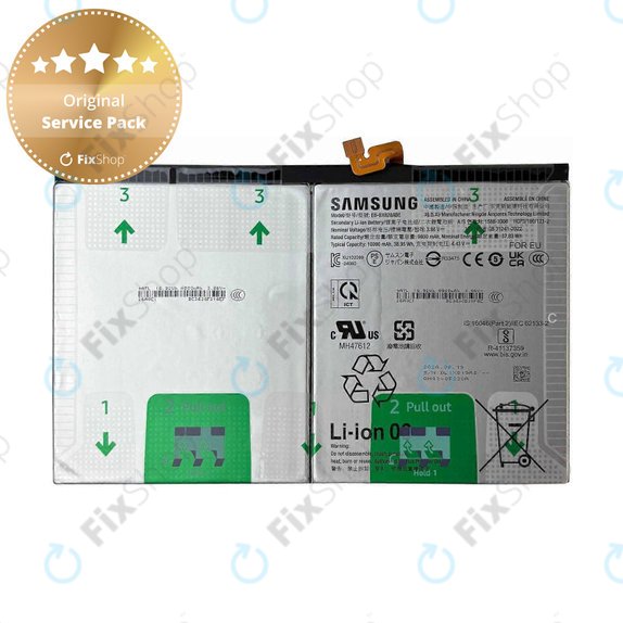 Samsung Galaxy Tab S10+ X820, X826B - Battery EB-BX828ABE 10900mAh - GH82-35927A Genuine Service Pack